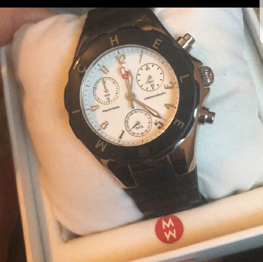 Authentic Michele black watch